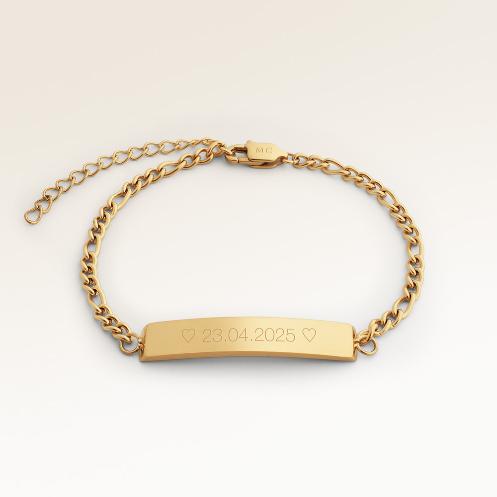 Kæreste Armbånd - Bar Armbånd (Guld & Sølv)