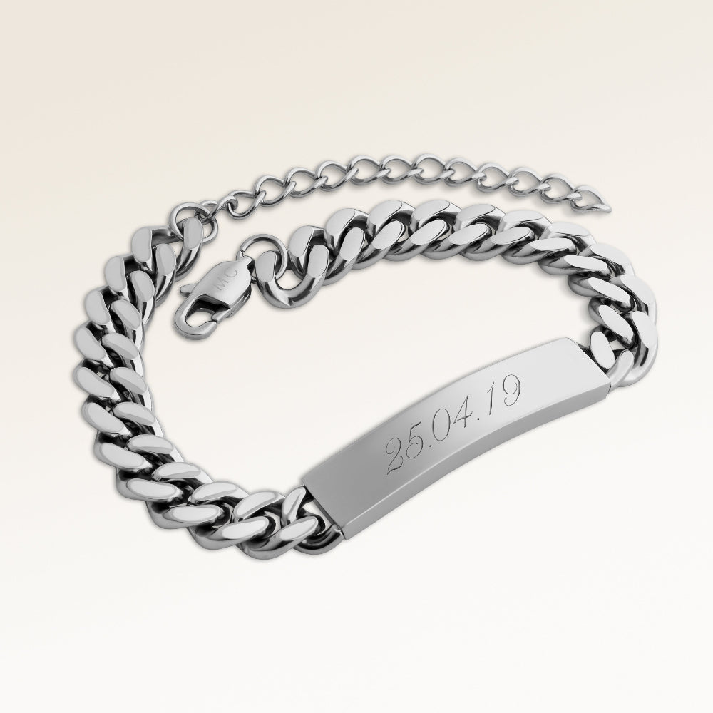 Bar Bracelet - Engraving (Gold)