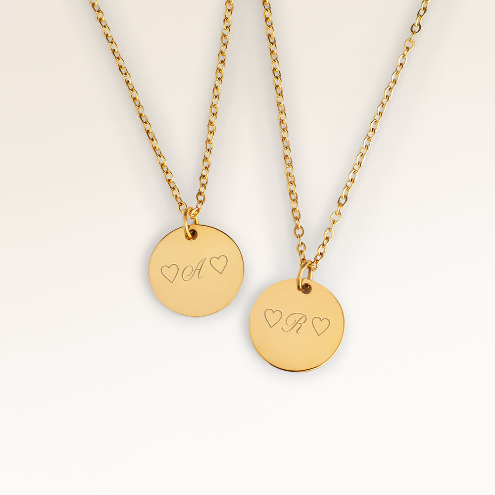 Friendship Necklaces - Circle (Gold)