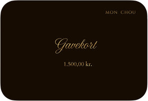 Mon Chou Gavekort Gratis levering - Mon Chou