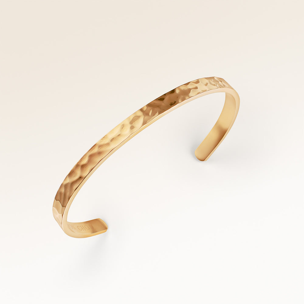 Ocean Waves Armbånd - Indgravering (Guld)